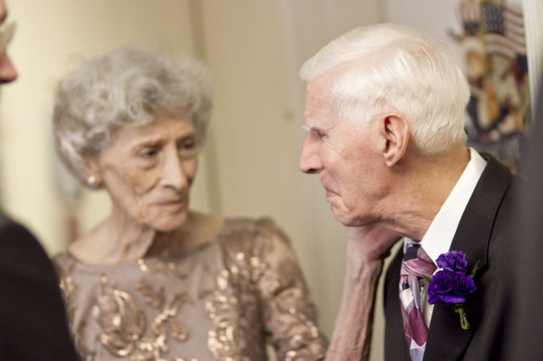 Barbara Burkett and Everett Dougherty's wedding
